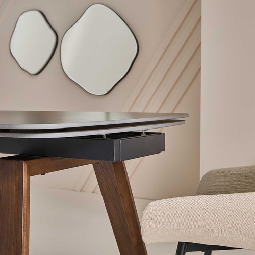 Signature - VECCHIO Eettafel - Grijs - 90x180x76 cm