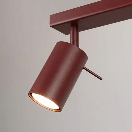 Sollux Lighting Plafondlamp RING 4L bordeaux - 80x6x16cm