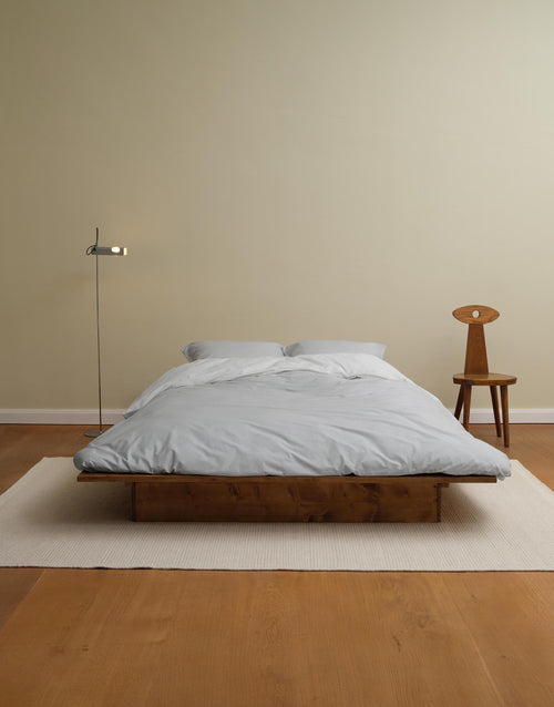 Marc O'Polo Erla dekbedovertrek - Lits-Jumeaux - 240x200/220 cm - Grey mist