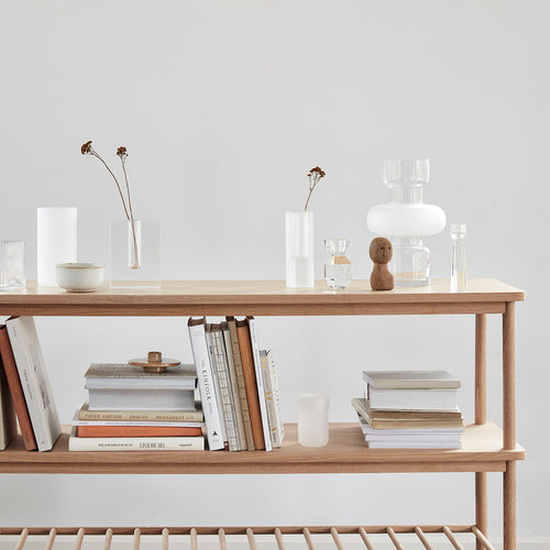 Hübsch vaas Sculpt - glas - ø19xh30cm - vtwonen shop