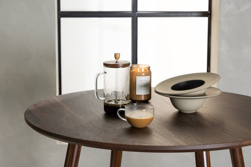 Rebellenclub Eetkamertafel Havdhem - ø100 cm - Walnoot - vtwonen shop