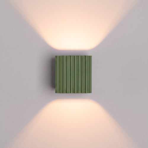 Sollux Lighting Wandlamp RIFF olijfgroen G9 - 10x12x10cm