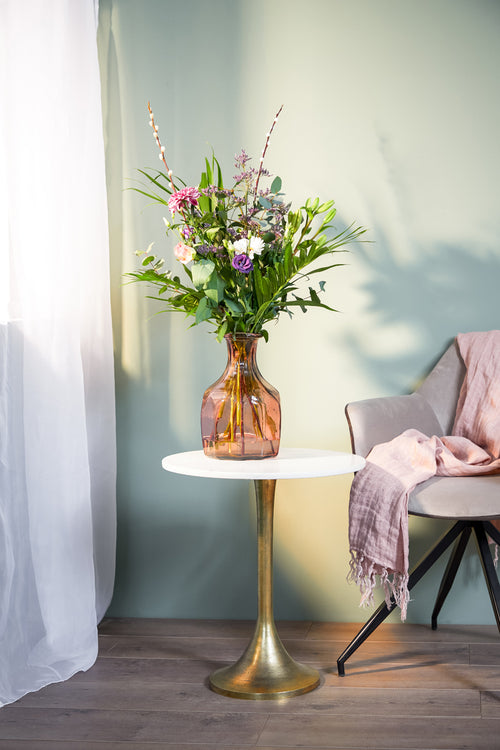 Light & Living bijzettafel RICKERD - Ø48x53cm - wit - vtwonen shop