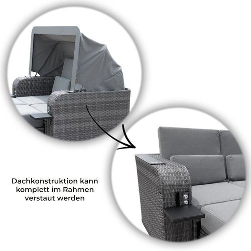 Home Deluxe Strandstoel HOLBY Met Regenhoes