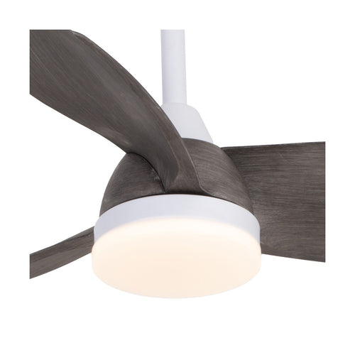 CristalRecord plafondventilator Byan - 1 lichts - 91.5  x 50   cm - wit grijs - vtwonen shop