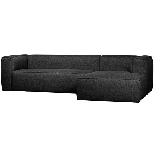 WOOOD chaise longue rechts Bean - Polyester - Dark Grey - vtwonen shop