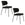 Housecraft Living Jolien Eetkamerstoelen Zwart/Beige Bouclé - Set van 2