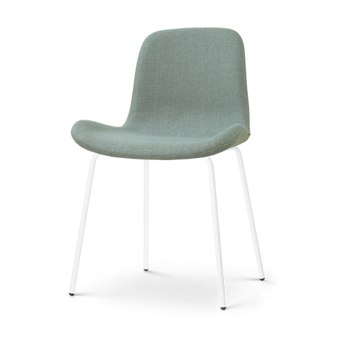 Nolon Nora-Fé eetkamerstoel saliegroen - wit onderstel - vtwonen shop