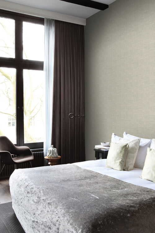 Origin Wallcoverings behang linnenstructuur beige - 0,53 x 10,05 m - 347632 - vtwonen shop