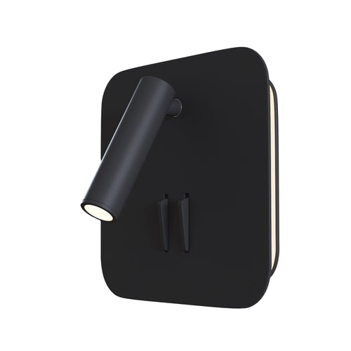 Maytoni wandlamp Ios 176 - Zwart - 6.5x13x13 cm