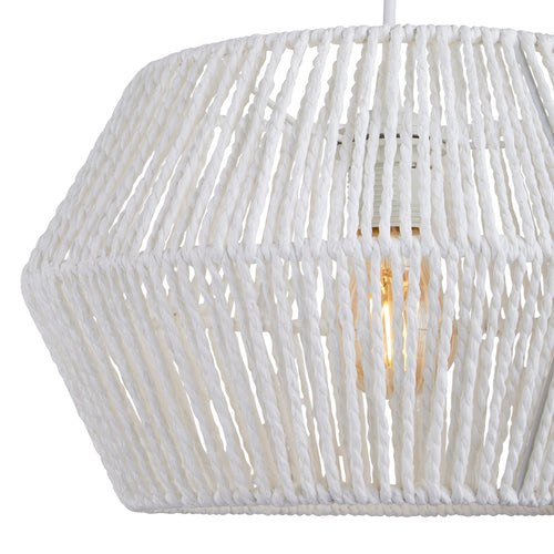 Lighto | Hanglamp Rotan Sway Wit Ø35 cm | Sway - vtwonen shop