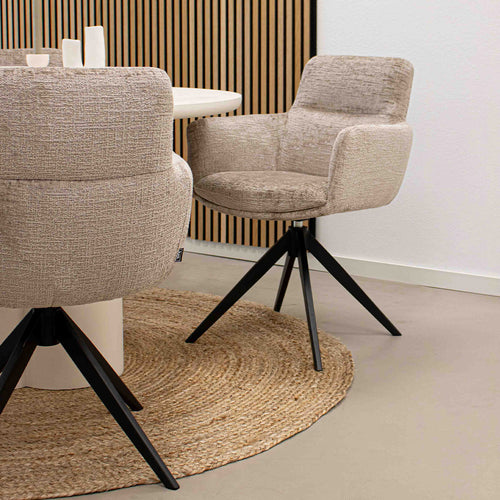 Kick draaistoel Niek - Champagne