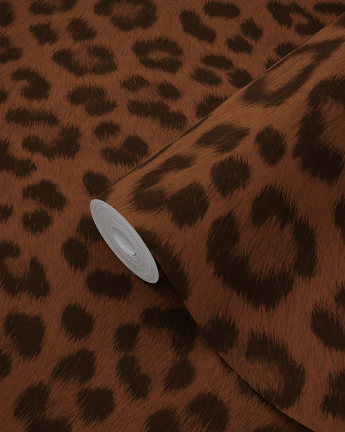 ESTAhome behang panterprint bruin - 50 x 900 cm - 131436 - vtwonen shop