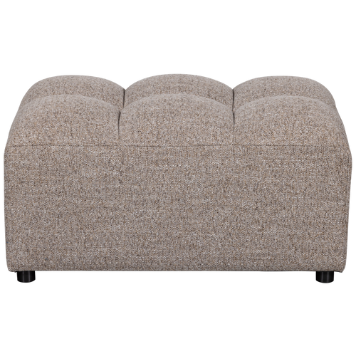 WOOOD hocker Allure - Geweven Stof - Bruin Melange