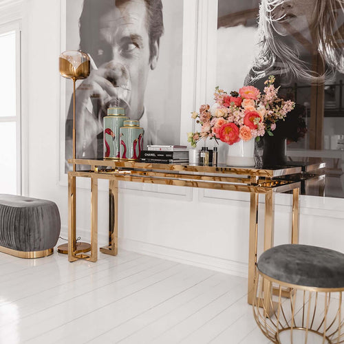 Kare Design Console Rush 160x45cm goud