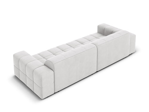 Cosmopolitan Design Bank Chicago 4-zits, flueel geld - 102x252x78cm
