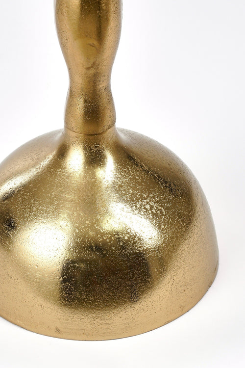 Mica Decorations Duco Bijzettafel - H54 x Ø25 cm - FSC 100% - Gerecycled Aluminium - Goud - vtwonen shop