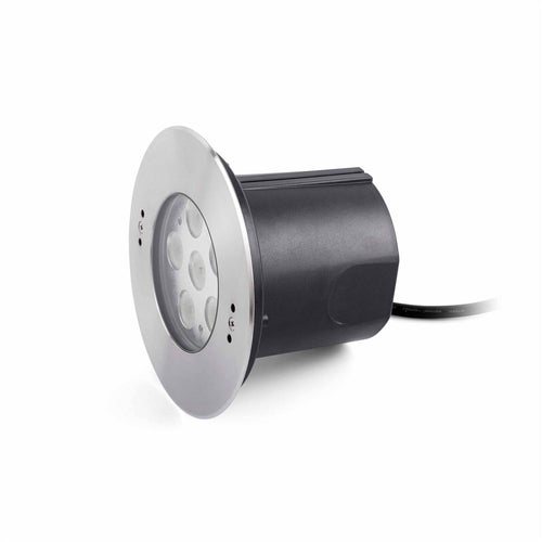 Faro Edel - LED buiten inbouwspot mat nikkel IP68