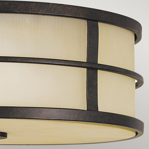 Elstead Fusion - 3 Lichts Inbouw Plafondlamp Brons, E27
