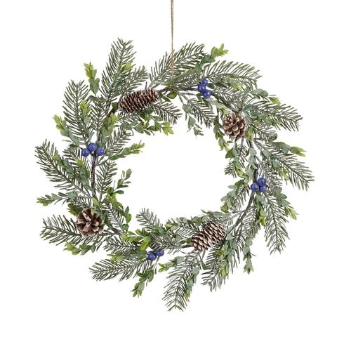 House of Seasons Kerstkrans - Ø42 cm - Groen