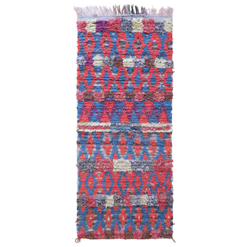 AFK Living vloerkleed Berber - handgemaakt - Gerecyclede textiel - 71 x 168 cm - vtwonen shop