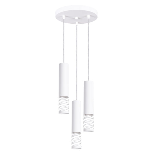 Sollux Lighting Hanglamp LAMI 3P wit - 25x25x125cm