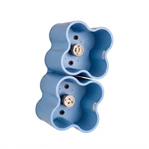 Sollux Lighting Plafondlamp OVIO 2 azuurblauw GU10 - 24,5x12x12cm