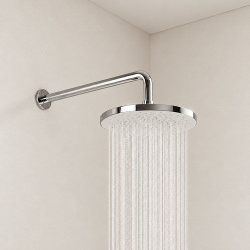 LOMAZOO inbouwdoucheset Cassia - met thermostaatkraan & ronde handdouche - chroom