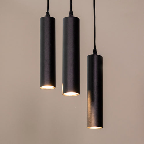LABEL51 Hanglamp Ferroli - Zwart Metaal - 30x30x143cm