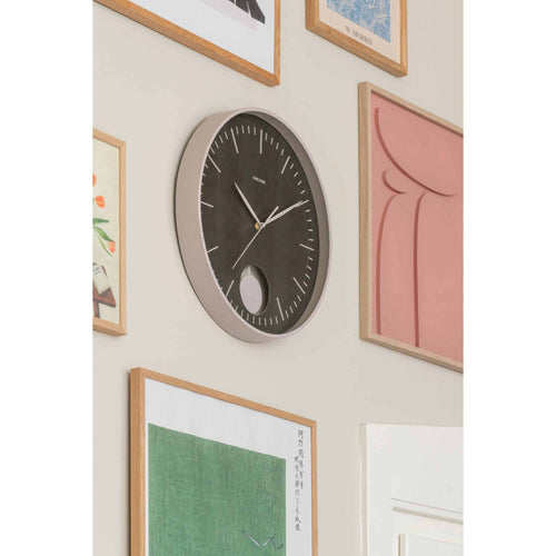 Karlsson wandklok Grato Pendulum - zwart - Ø40.6cm