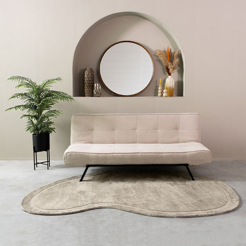 LABEL51 Slaapbank King - Naturel Bouclé - 181x85x82cm - vtwonen shop