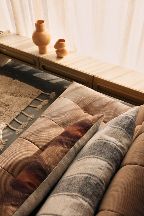 HKLIVING bank Lazy lounge – corduroy rib brown - vtwonen shop