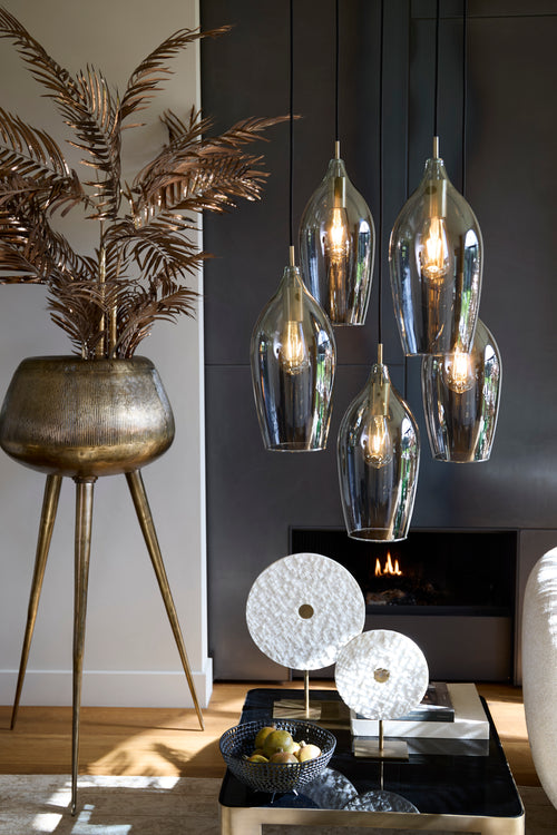 Light & Living kunstplant PALM - 135x145x135cm - brons