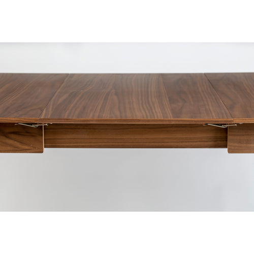 Zuiver Glimps Uitschuifbare Eettafel  120/162x80 cm Hout Walnoot - Bruin - vtwonen shop