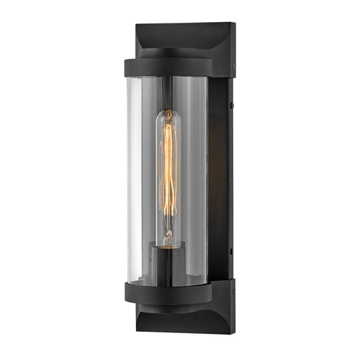 Elstead Hinkley Pearson Outdoor Wandlantaarn Getextureerd Zwart, IP44
