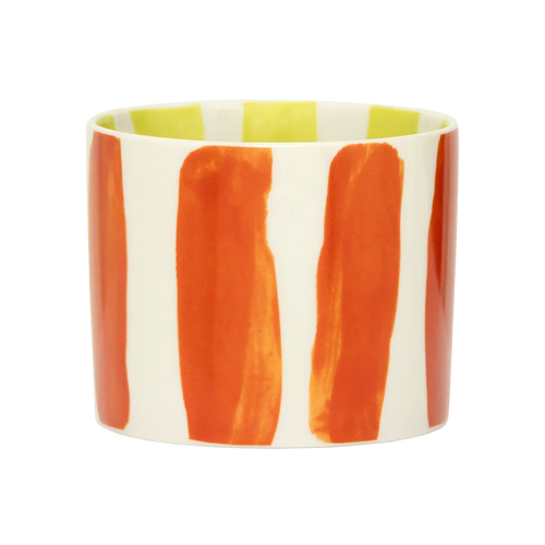 Urban Nature Culture LINDA. x UNC mok Tazza - with printed stripes inside & outside B -  Ø 14.5 * 10.5 * 8.5 CM