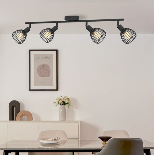 EGLO spot Sonnino - e14 - 78 cm - zwart