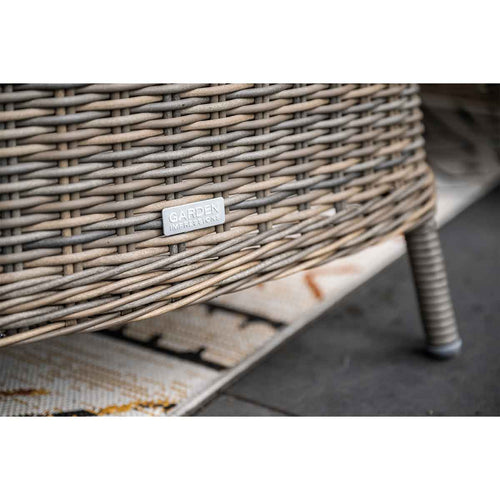 Garden Impressions Tuinset Marbella 6-delig hav. sand - Tulli tuintafel Ø148 cm