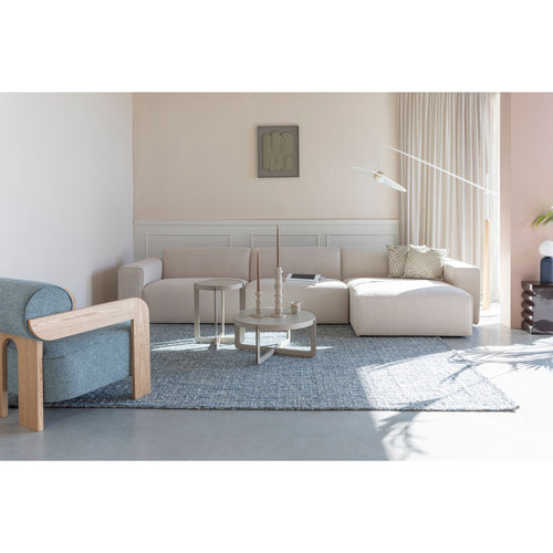 Zuiver Sofa Milka 4,5-zitsbank Chaise longue Rechts Zand - Crème - vtwonen shop
