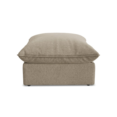 LaMiaSofa Poef Ravenna - velours - beige - 75x75x45