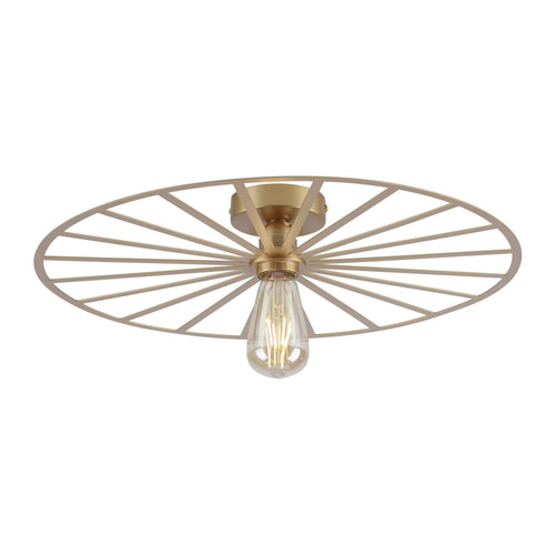 Paul Neuhaus plafondlamp Isabella - 1 lichts - 50  x 8.5   cm - goud - vtwonen shop