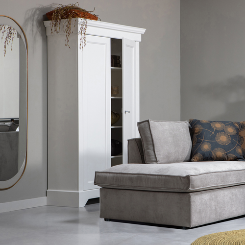 WOOOD passpiegel ovaal XL Sanou - Ijzer - Antique Brass - 168x60x1 - vtwonen shop