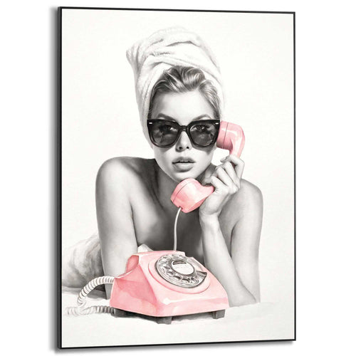 Reinders schilderij Vintage Telefoon - 70x50cm