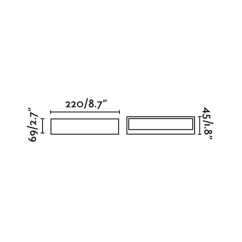 Faro Toluca - LED Buiten Wandlamp Aluminium IP65