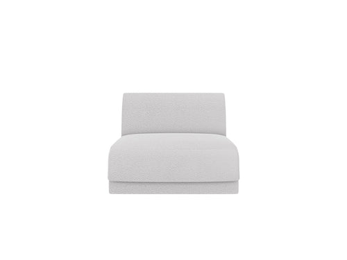 Micadoni Module Miley boucle lichtgrijs - 90x75x70cm