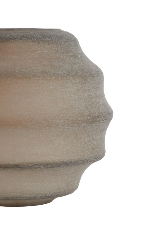 Light & Living vaas NAYORO - Ø32.5x29cm - bruin - vtwonen shop