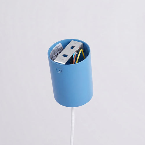 Sollux Lighting Hanglamp NOX 25 lichtblauw - 24,5x24,5x140cm