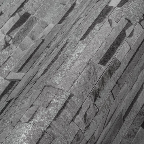 Livingwalls behang steen grijs - 53 cm x 10.05 m - AS-388163 - vtwonen shop