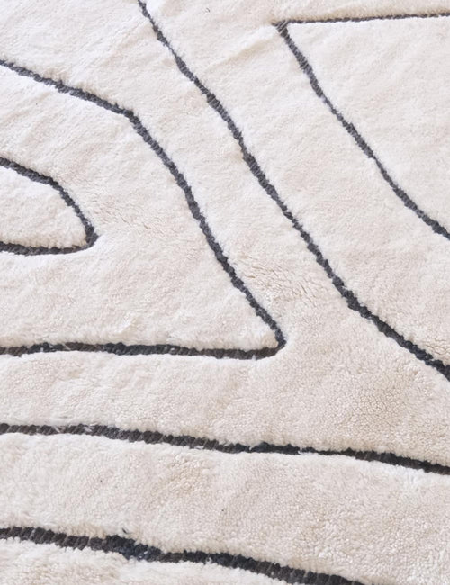 AFK Living vloerkleed Berber - handgemaakt - Wol - 335 x 410 cm