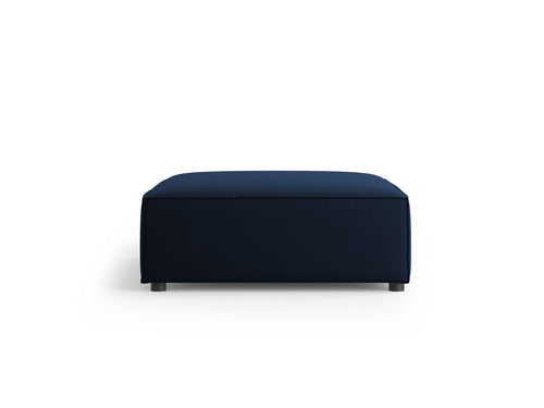 Cosmopolitan Design Poef Arendal flueel, koningsblauw - 80x102x40cm